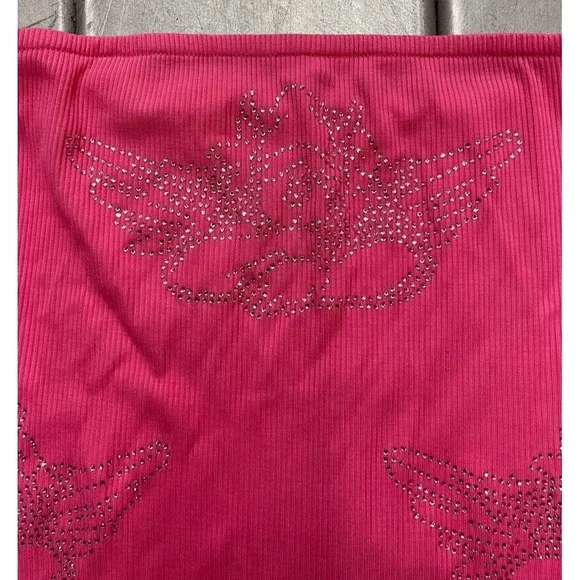 Boys Lie Urban Outfitters Be Mine Diamante Maxi Dress Womens Small Pink Angels - Picture 4 of 14